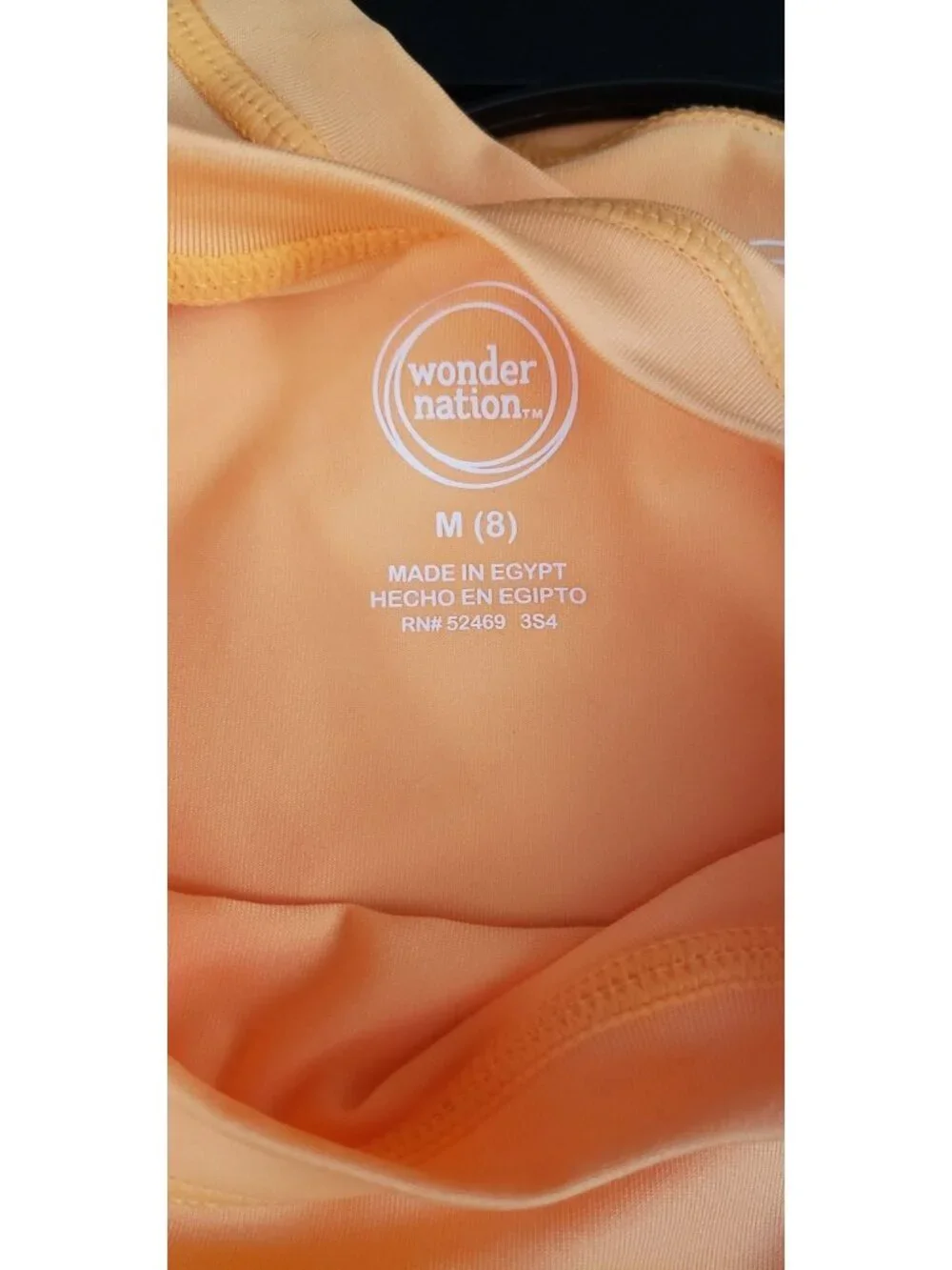 NWT Boys Graphic Print Orange Rash Guard UPF 50+ Quick Dry Size M (8)